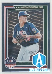 JUSTIN CAMPBELL 2021 PANINI STARS & STRIPES USA BASE LONGEVITY #4 OKLAHOMA STATE